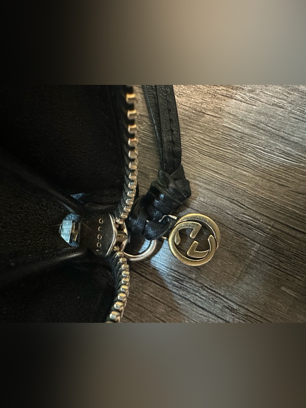 Gucci Black Guccissima Leather Zip Around Wallet - Picture 9 of 13